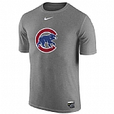 Chicago Cubs Nike Collection Legend Logo 1.5 Performance WEM T-Shirt - Gray,baseball caps,new era cap wholesale,wholesale hats